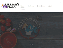 Tablet Screenshot of lillianspizza.com